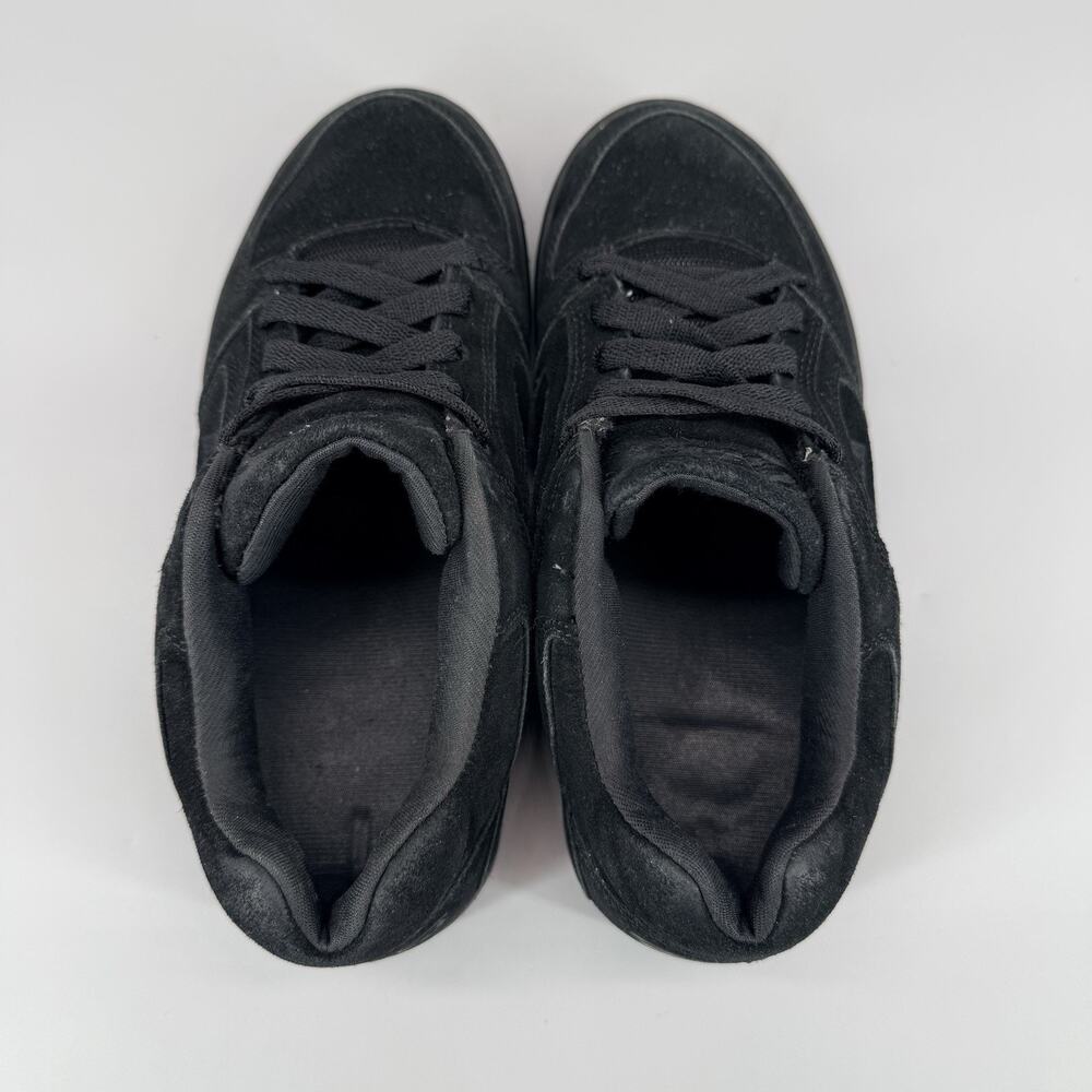 Vans Women's Lunada Skateboarding Sneakers Shoes Black Leather 55102 Size 8 - Picture 9 of 10